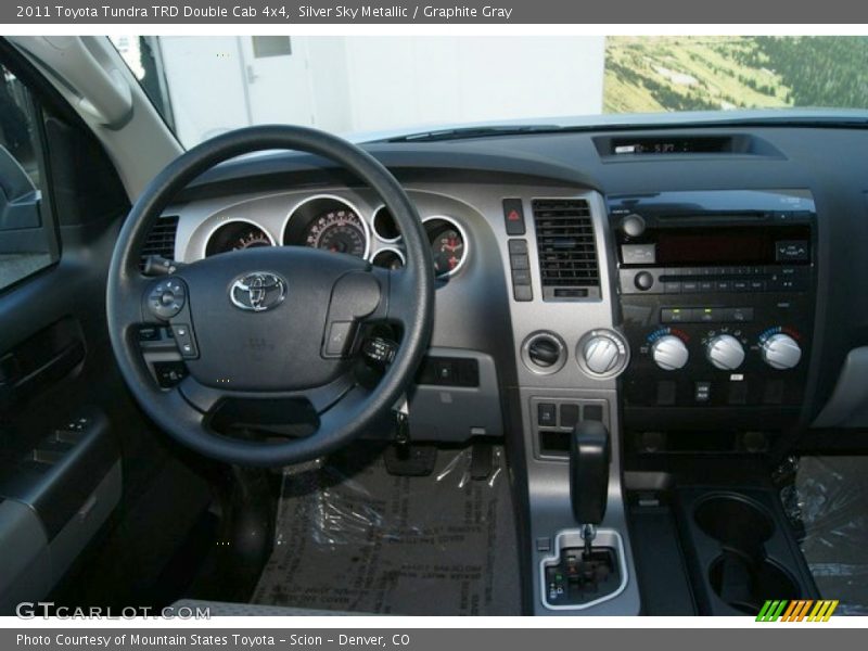 Silver Sky Metallic / Graphite Gray 2011 Toyota Tundra TRD Double Cab 4x4