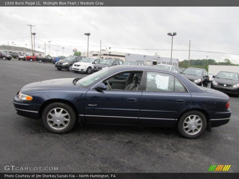 Midnight Blue Pearl / Medium Gray 1999 Buick Regal LS