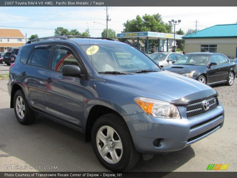 Pacific Blue Metallic / Taupe 2007 Toyota RAV4 V6 4WD