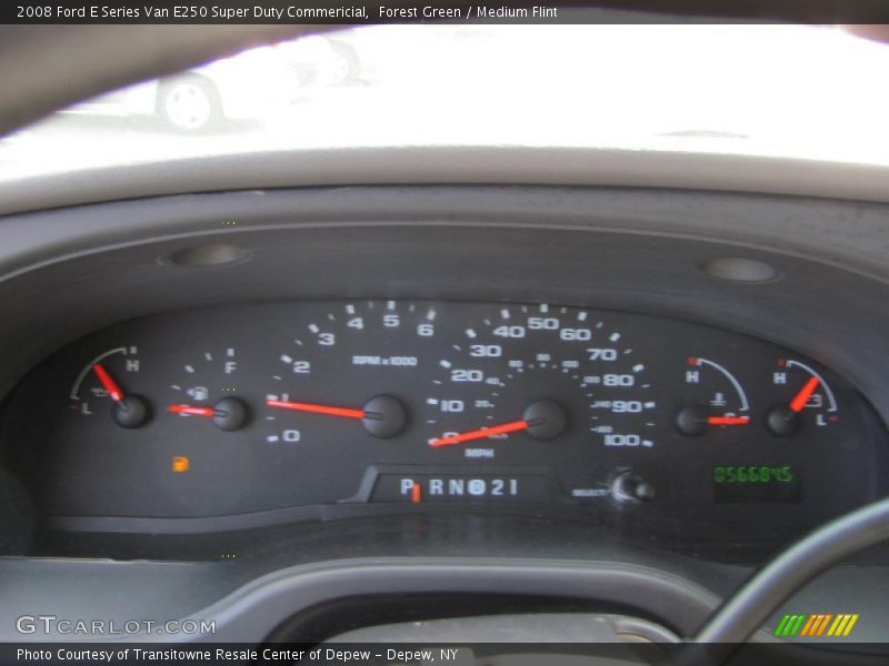 Forest Green / Medium Flint 2008 Ford E Series Van E250 Super Duty Commericial