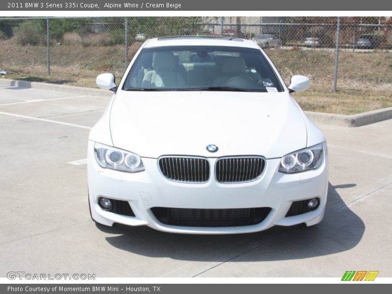 Alpine White / Cream Beige 2011 BMW 3 Series 335i Coupe