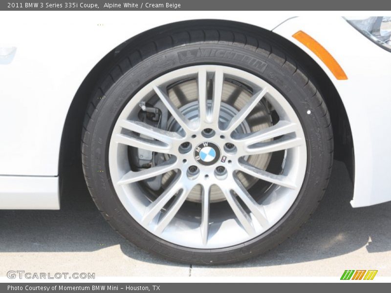 Alpine White / Cream Beige 2011 BMW 3 Series 335i Coupe