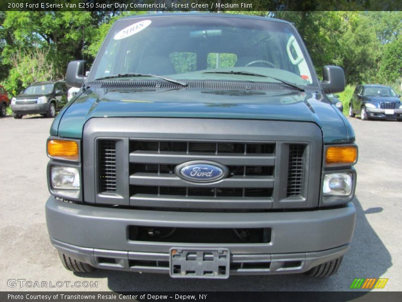Forest Green / Medium Flint 2008 Ford E Series Van E250 Super Duty Commericial