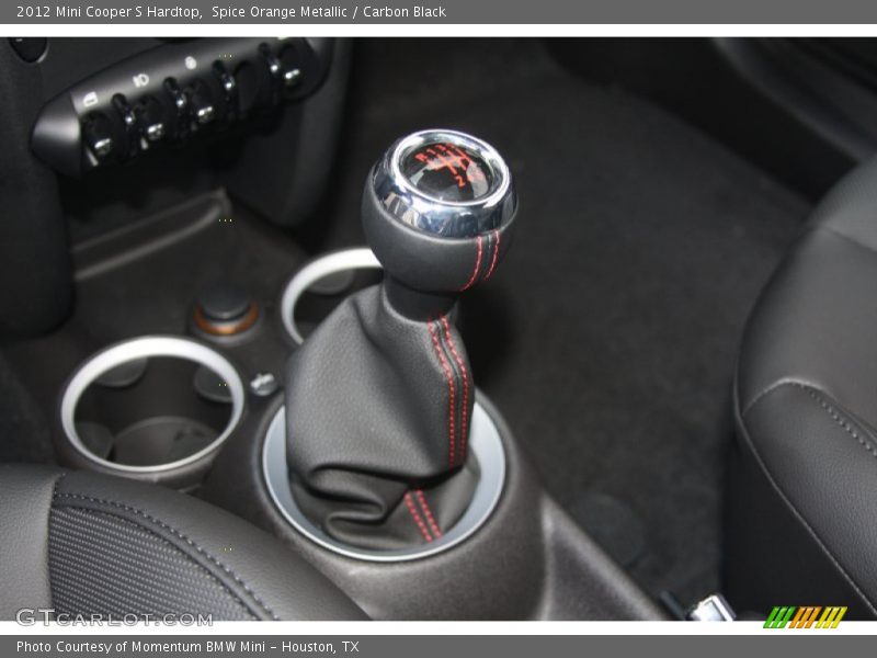  2012 Cooper S Hardtop 6 Speed Manual Shifter