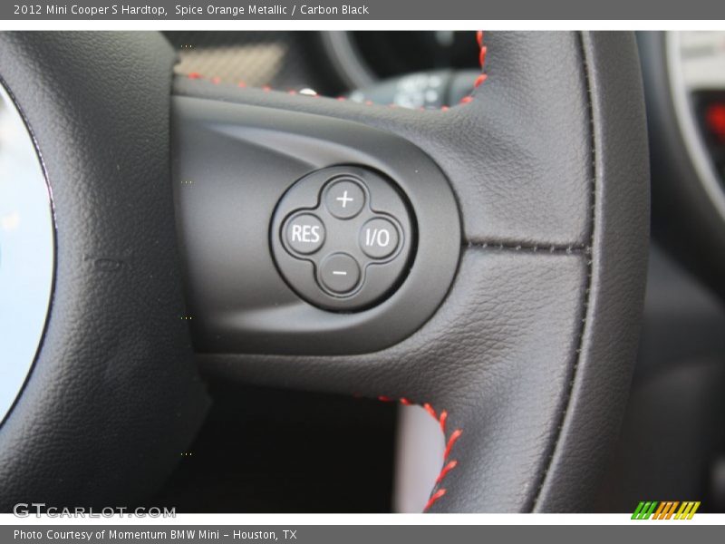 Controls of 2012 Cooper S Hardtop