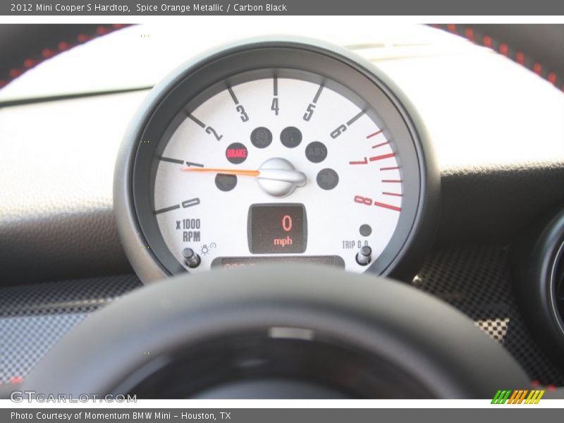 Spice Orange Metallic / Carbon Black 2012 Mini Cooper S Hardtop