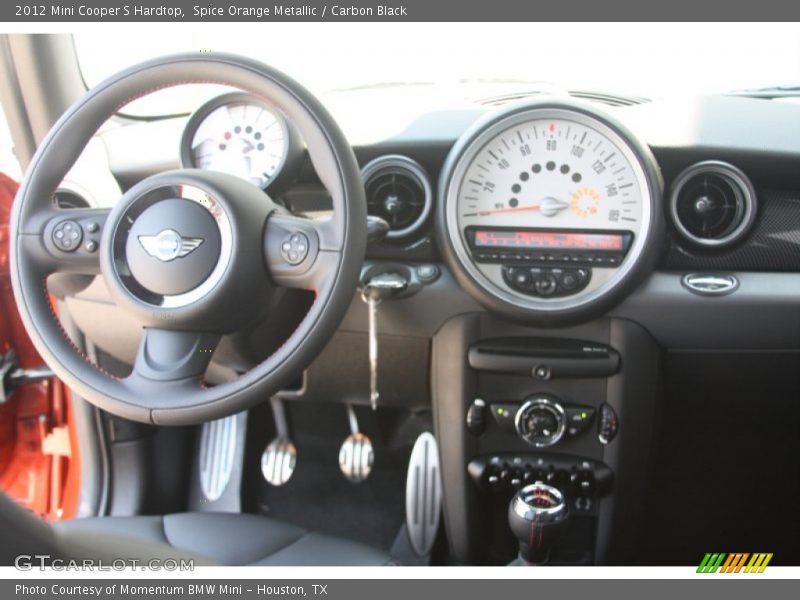 Spice Orange Metallic / Carbon Black 2012 Mini Cooper S Hardtop