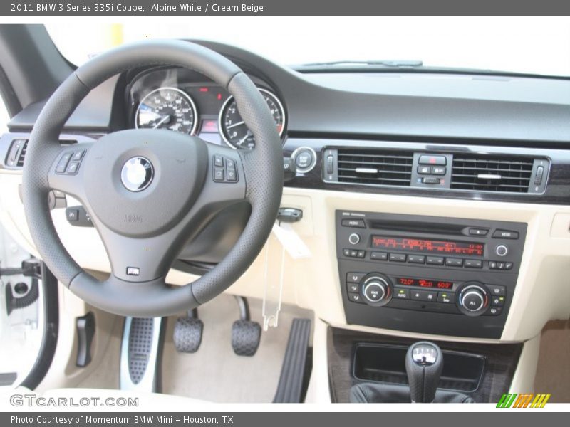 Alpine White / Cream Beige 2011 BMW 3 Series 335i Coupe