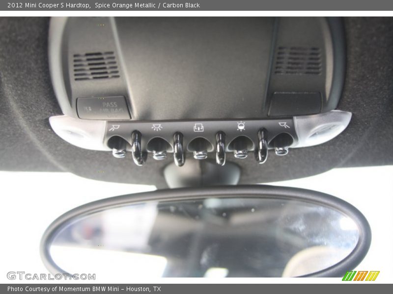 Spice Orange Metallic / Carbon Black 2012 Mini Cooper S Hardtop
