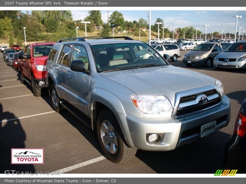 Titanium Metallic / Stone 2007 Toyota 4Runner SR5 4x4