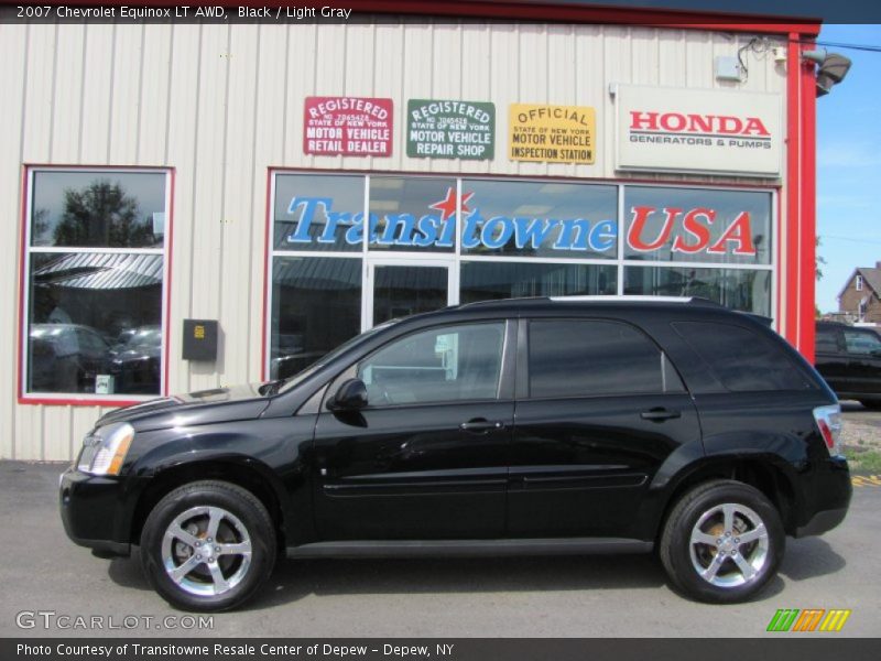Black / Light Gray 2007 Chevrolet Equinox LT AWD