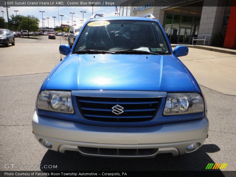 Cosmic Blue Metallic / Beige 2005 Suzuki Grand Vitara LX 4WD