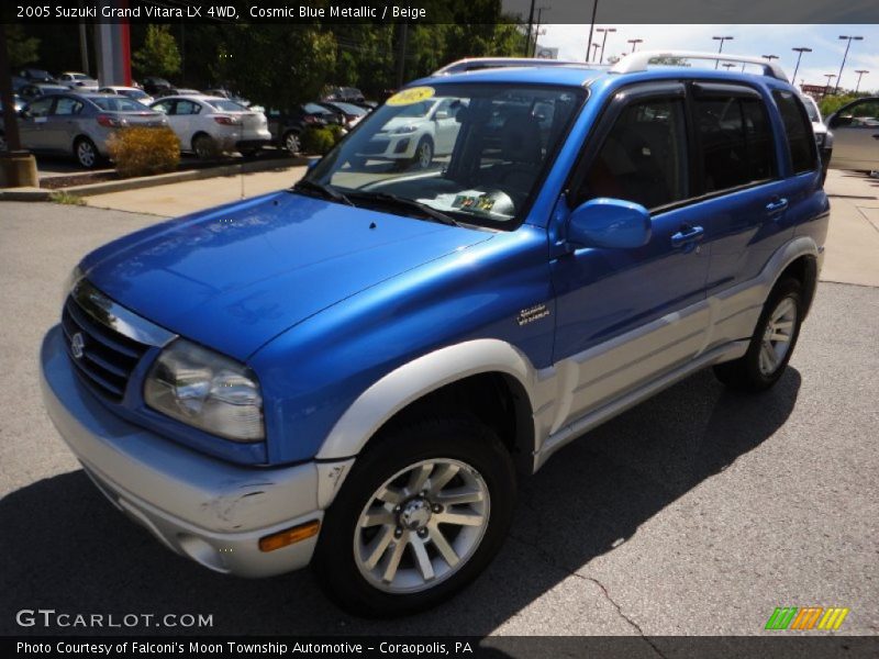 Cosmic Blue Metallic / Beige 2005 Suzuki Grand Vitara LX 4WD
