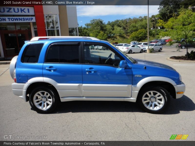 Cosmic Blue Metallic / Beige 2005 Suzuki Grand Vitara LX 4WD