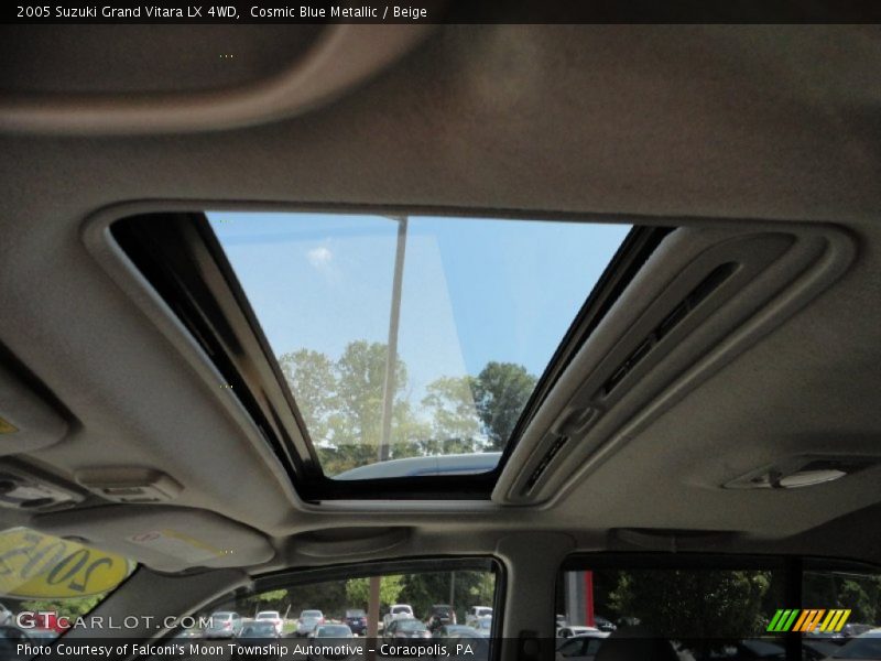 Cosmic Blue Metallic / Beige 2005 Suzuki Grand Vitara LX 4WD