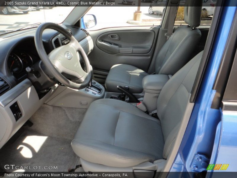  2005 Grand Vitara LX 4WD Beige Interior