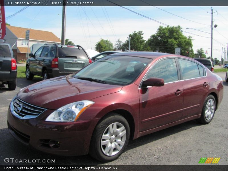Tuscan Sun Red / Charcoal 2010 Nissan Altima 2.5 S
