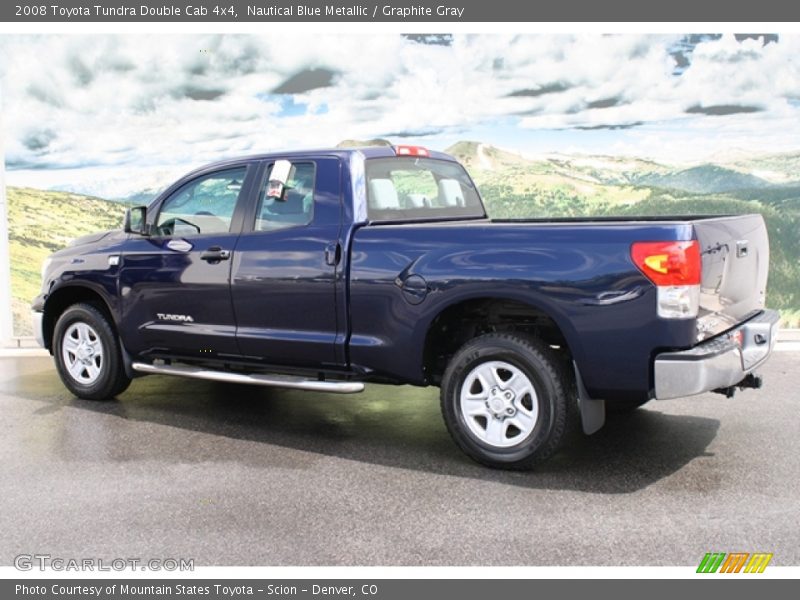 Nautical Blue Metallic / Graphite Gray 2008 Toyota Tundra Double Cab 4x4