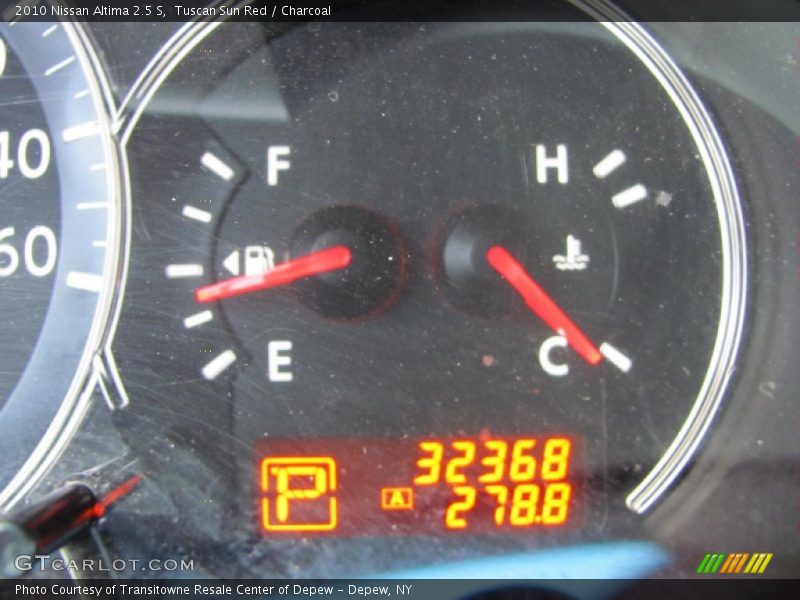 Tuscan Sun Red / Charcoal 2010 Nissan Altima 2.5 S