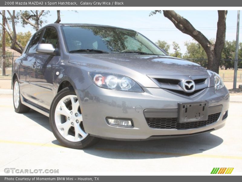 Galaxy Gray Mica / Black 2008 Mazda MAZDA3 s Sport Hatchback