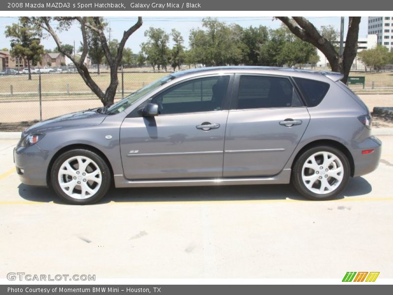 Galaxy Gray Mica / Black 2008 Mazda MAZDA3 s Sport Hatchback