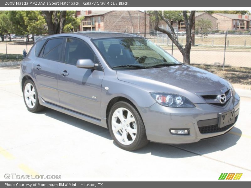 Galaxy Gray Mica / Black 2008 Mazda MAZDA3 s Sport Hatchback