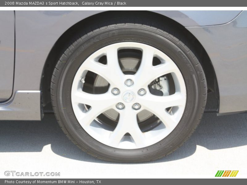 Galaxy Gray Mica / Black 2008 Mazda MAZDA3 s Sport Hatchback