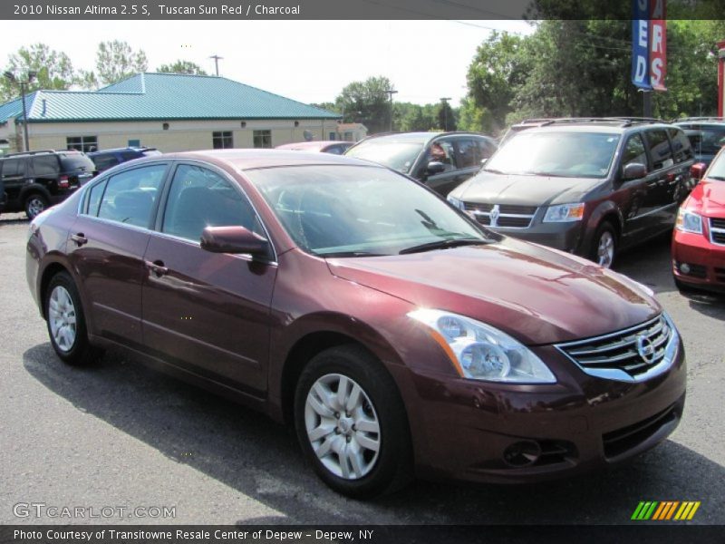 Tuscan Sun Red / Charcoal 2010 Nissan Altima 2.5 S
