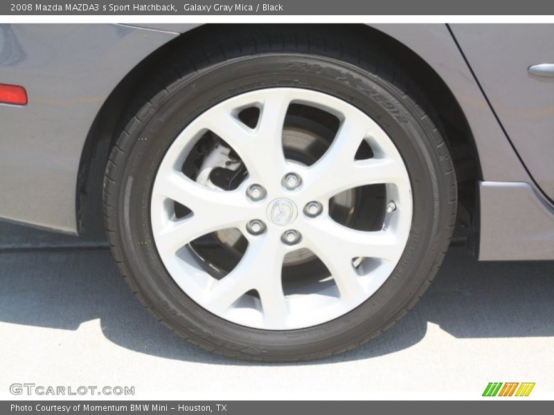 Galaxy Gray Mica / Black 2008 Mazda MAZDA3 s Sport Hatchback