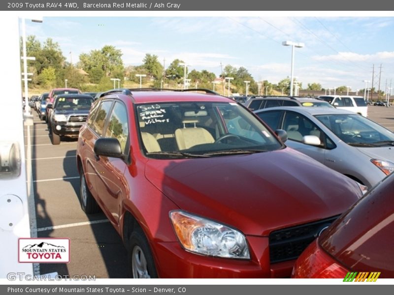 Barcelona Red Metallic / Ash Gray 2009 Toyota RAV4 4WD