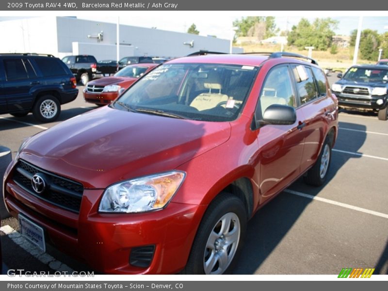 Barcelona Red Metallic / Ash Gray 2009 Toyota RAV4 4WD