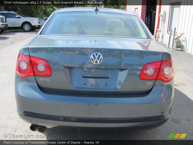 Blue Graphite Metallic / Pure Beige 2006 Volkswagen Jetta 2.5 Sedan