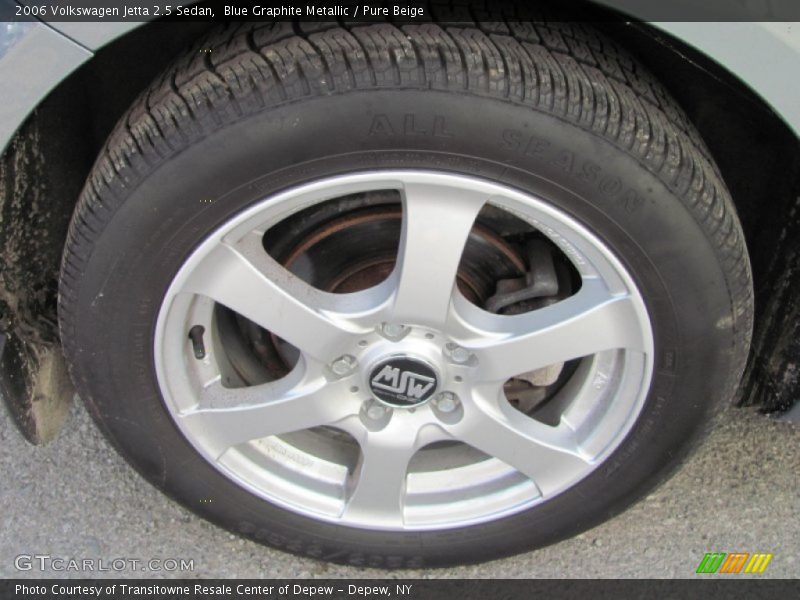 Blue Graphite Metallic / Pure Beige 2006 Volkswagen Jetta 2.5 Sedan