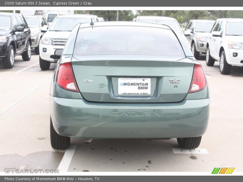 Cypress Green / Gray 2006 Saturn ION 3 Sedan