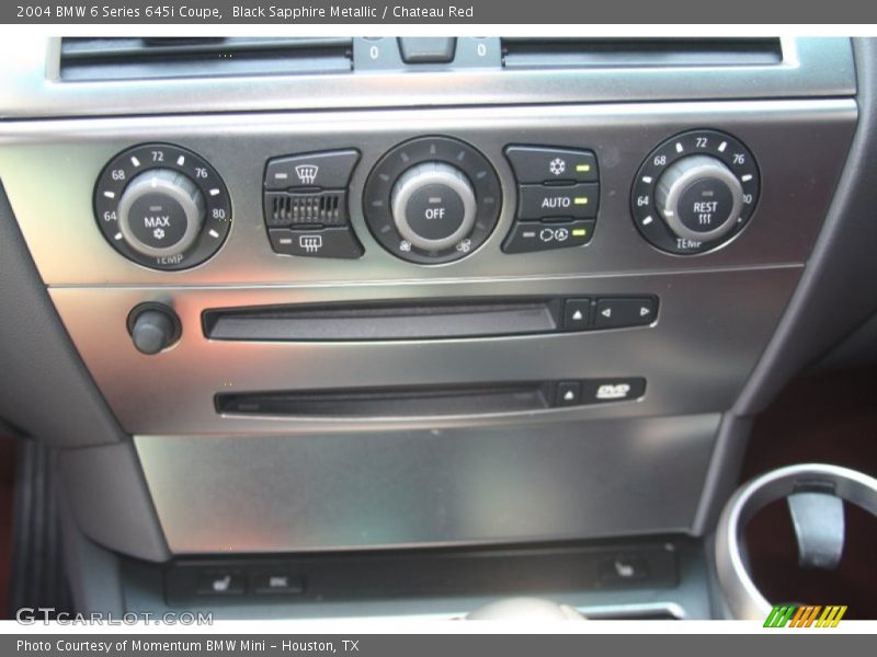 Controls of 2004 6 Series 645i Coupe