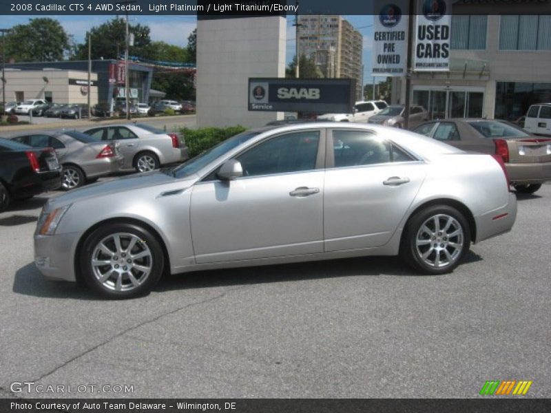 Light Platinum / Light Titanium/Ebony 2008 Cadillac CTS 4 AWD Sedan