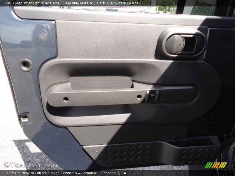 Steel Blue Metallic / Dark Khaki/Medium Khaki 2008 Jeep Wrangler Sahara 4x4