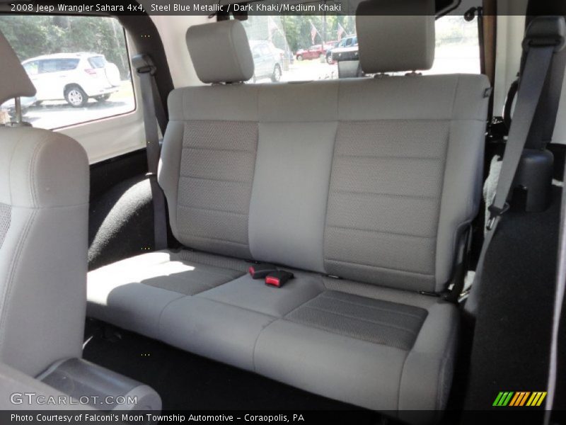 Steel Blue Metallic / Dark Khaki/Medium Khaki 2008 Jeep Wrangler Sahara 4x4