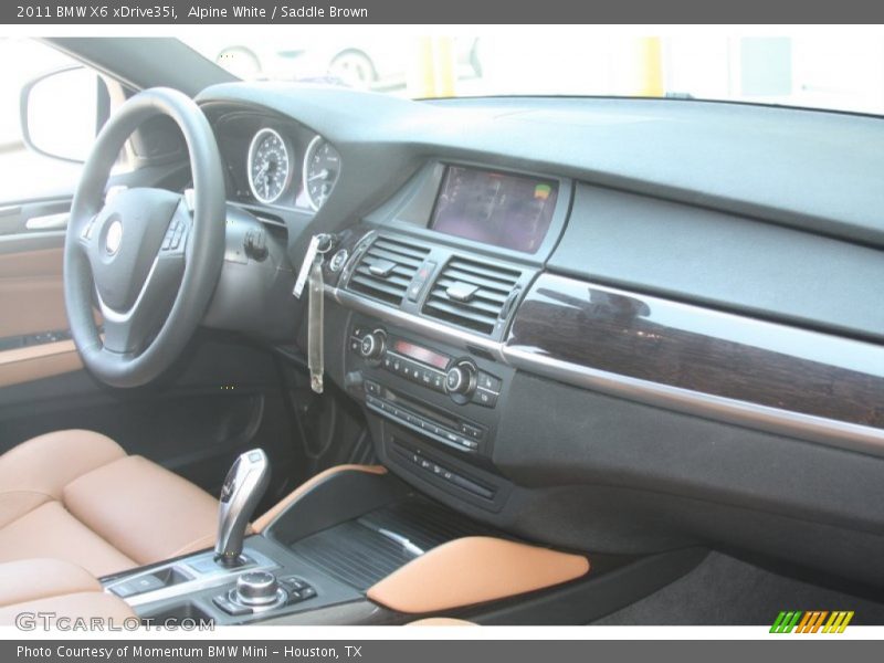 Alpine White / Saddle Brown 2011 BMW X6 xDrive35i