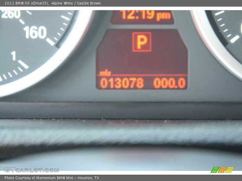 Alpine White / Saddle Brown 2011 BMW X6 xDrive35i