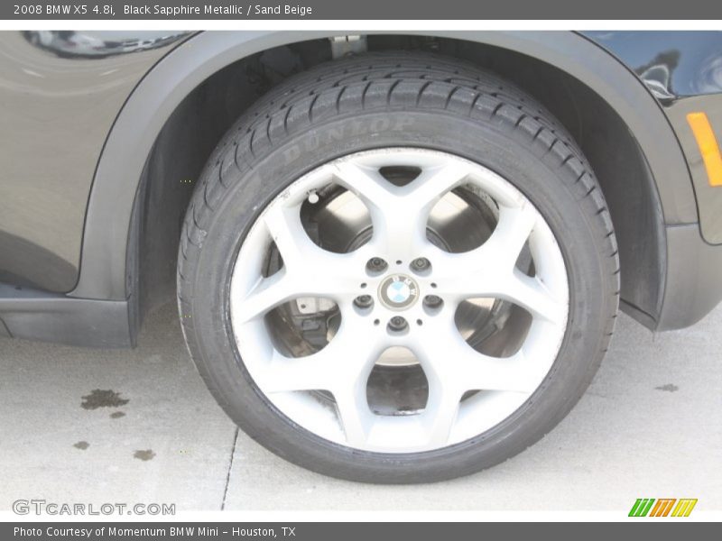 Black Sapphire Metallic / Sand Beige 2008 BMW X5 4.8i
