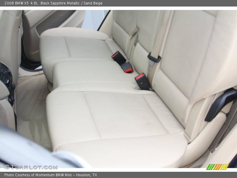 Black Sapphire Metallic / Sand Beige 2008 BMW X5 4.8i