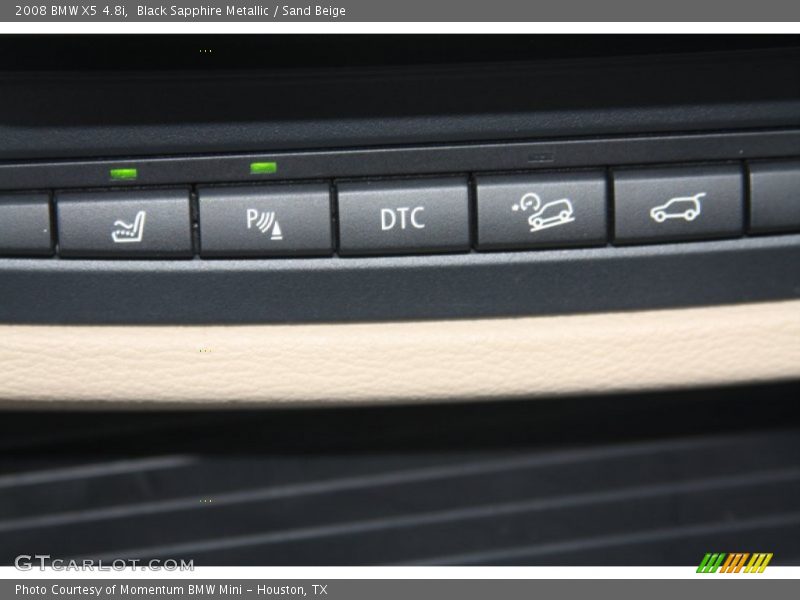 Black Sapphire Metallic / Sand Beige 2008 BMW X5 4.8i