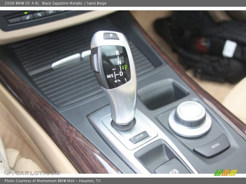 Black Sapphire Metallic / Sand Beige 2008 BMW X5 4.8i
