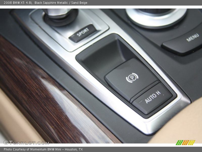 Black Sapphire Metallic / Sand Beige 2008 BMW X5 4.8i