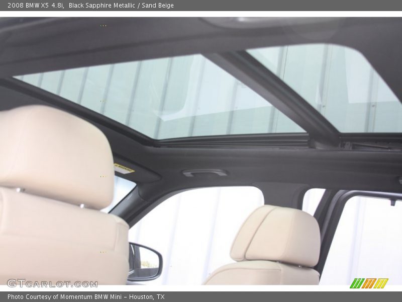 Black Sapphire Metallic / Sand Beige 2008 BMW X5 4.8i