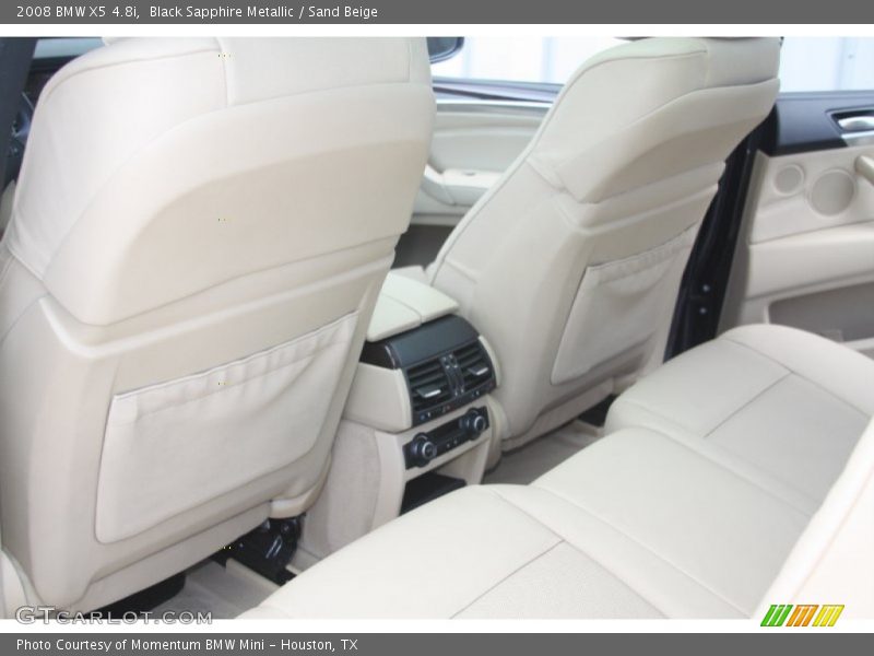 Black Sapphire Metallic / Sand Beige 2008 BMW X5 4.8i