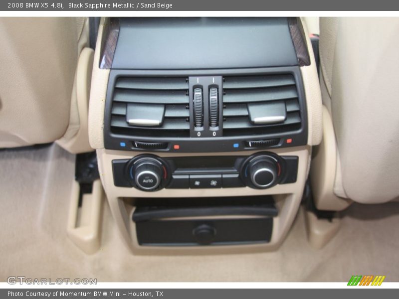 Black Sapphire Metallic / Sand Beige 2008 BMW X5 4.8i