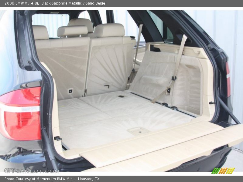 Black Sapphire Metallic / Sand Beige 2008 BMW X5 4.8i