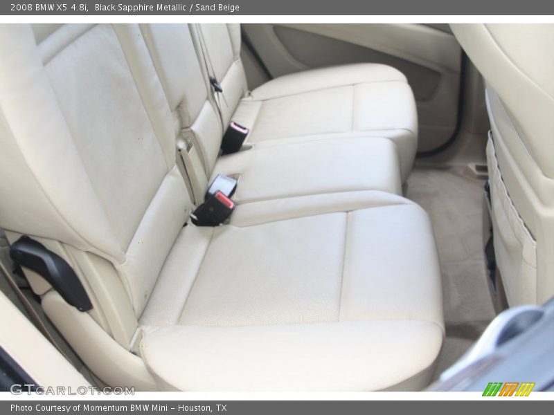 Black Sapphire Metallic / Sand Beige 2008 BMW X5 4.8i